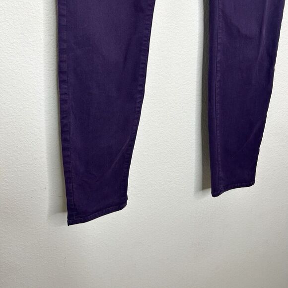 J Brand Skinny Leg Augbergine Purple Jeans 28 - Picture 4 of 9